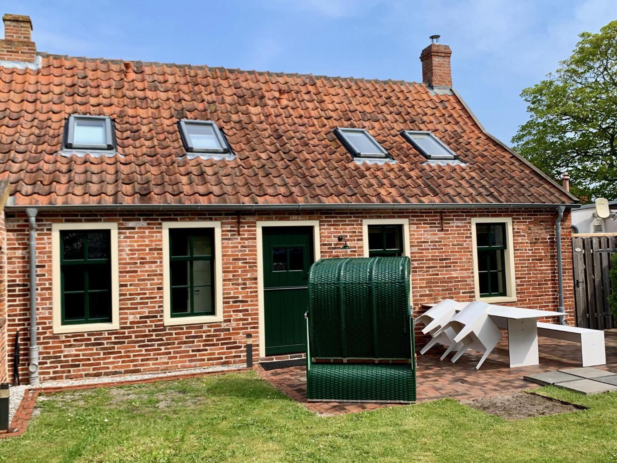 Kapitaenshaus Kate60 Villa Borkum Bagian luar foto