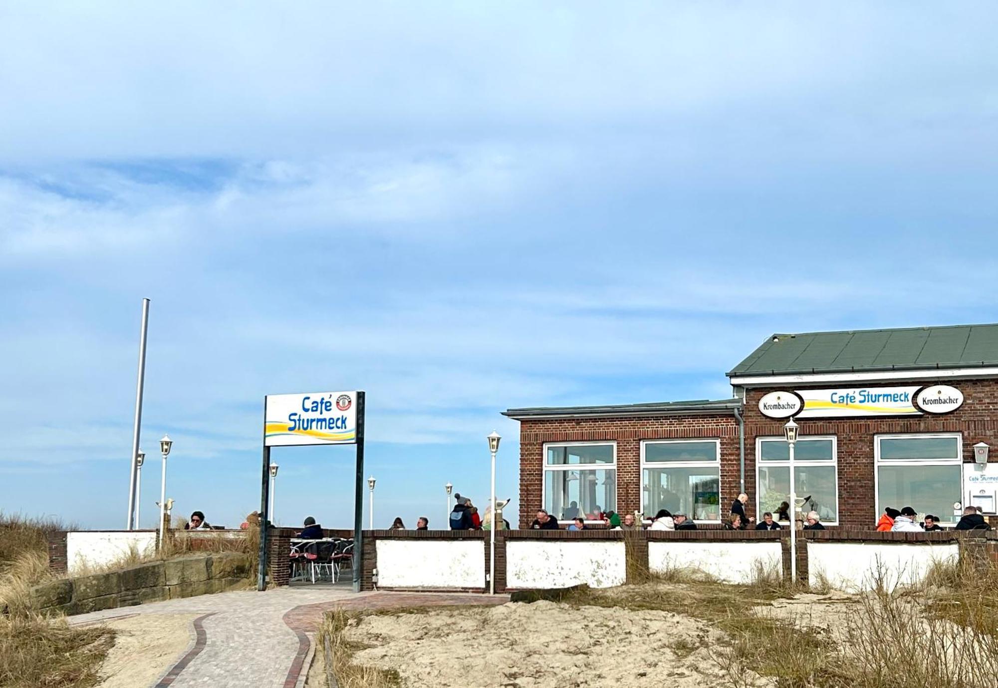 Kapitaenshaus Kate60 Villa Borkum Bagian luar foto