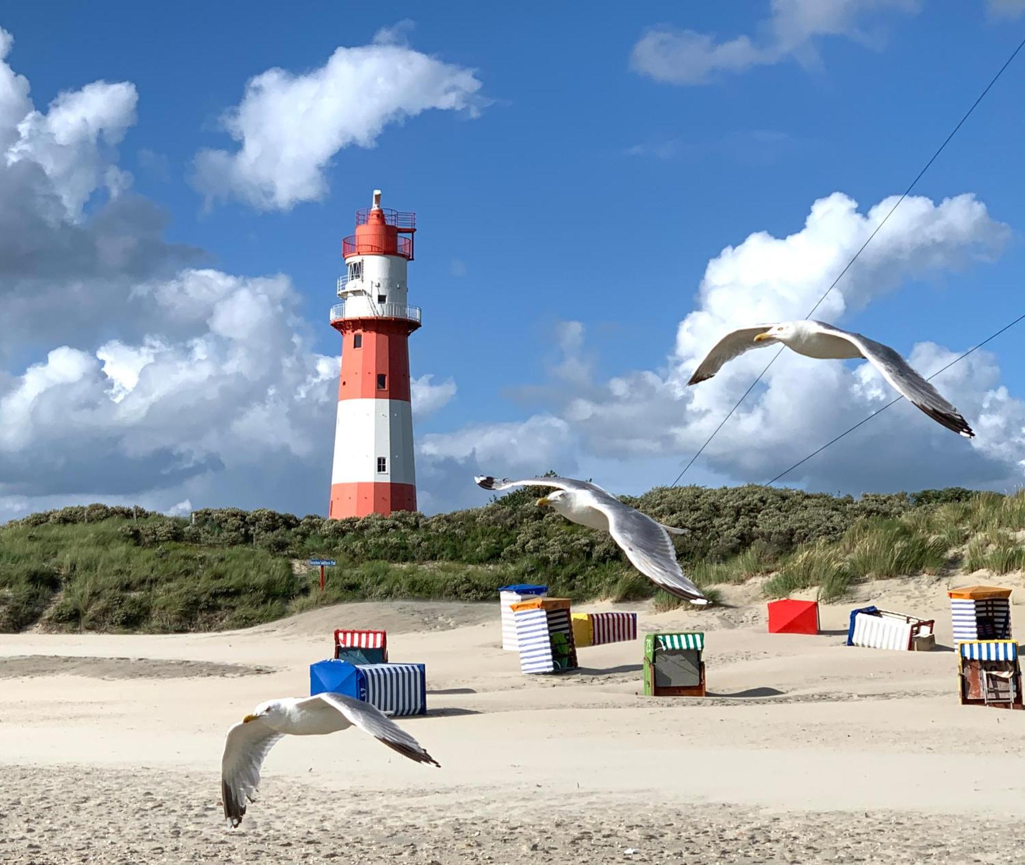Kapitaenshaus Kate60 Villa Borkum Bagian luar foto