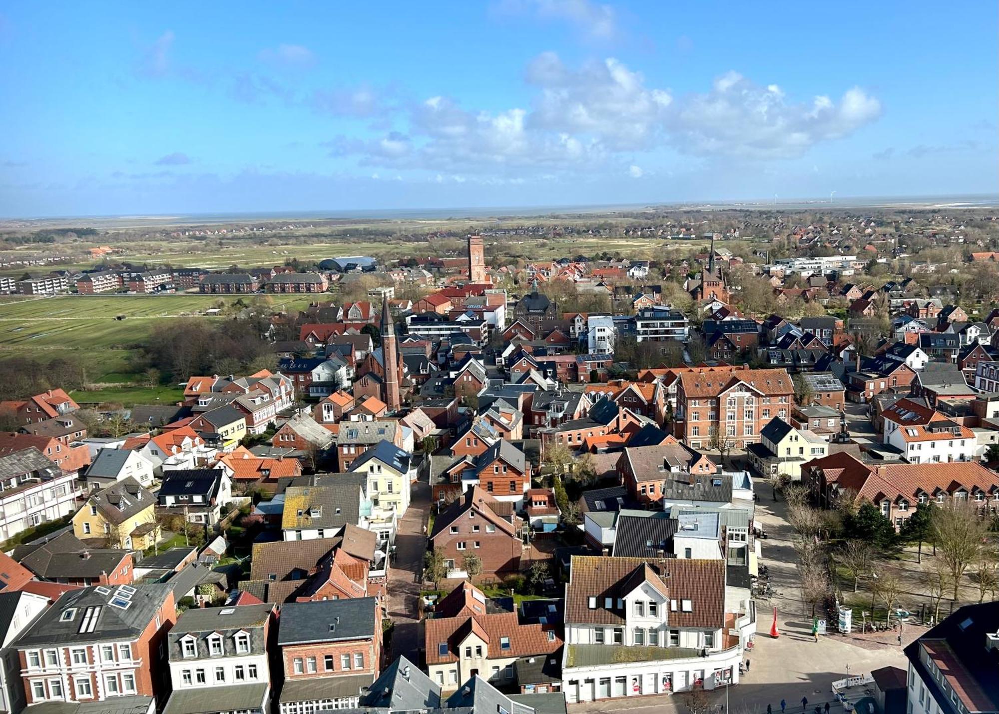 Kapitaenshaus Kate60 Villa Borkum Bagian luar foto